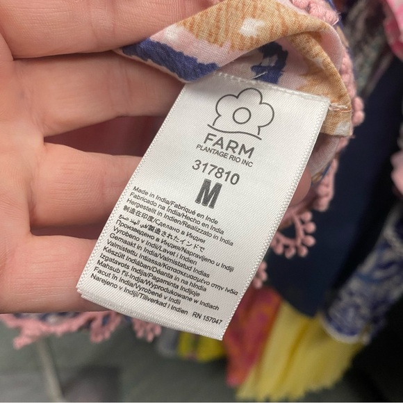 FARM Rio Seashell Tapestry Pink Mini Dress - Picture 6 of 8